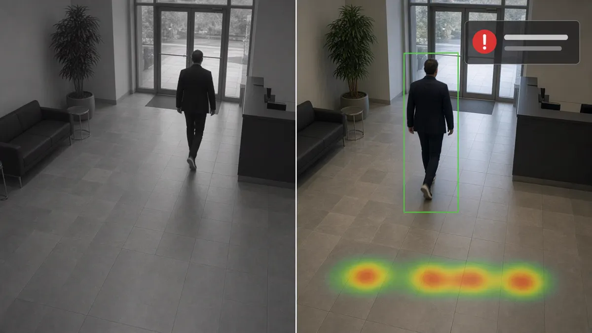 Side-by-side standard motion rules versus intelligent object analytics