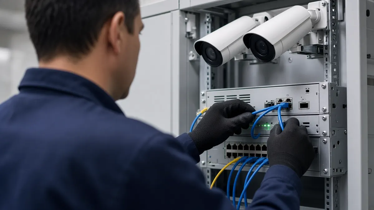 Architecture connecting existing CCTV cameras to analytics software