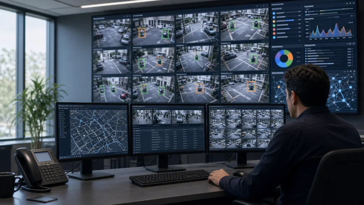 AI camera analytics software on edge and server setups